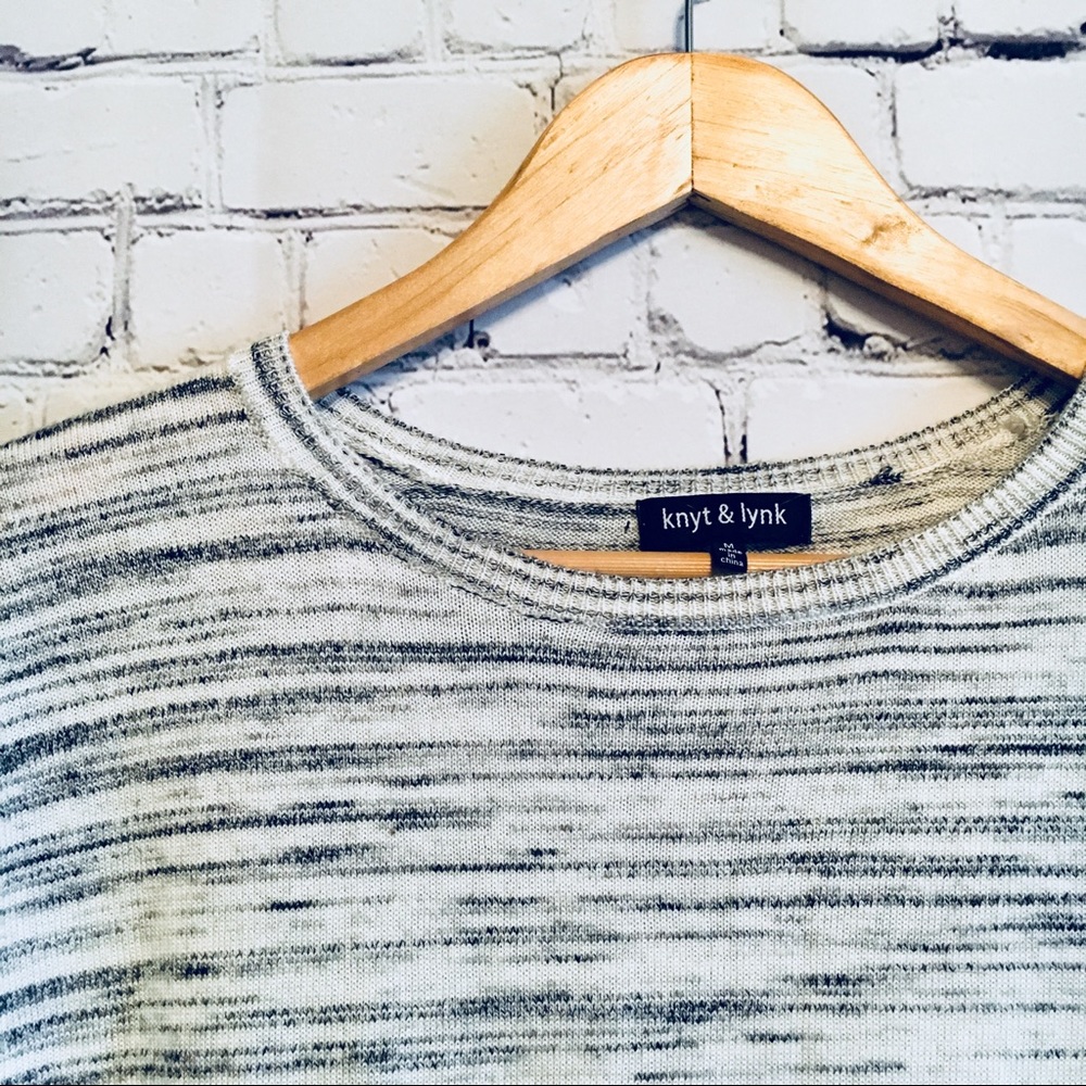 Knit & Lynk asymmetric sweater